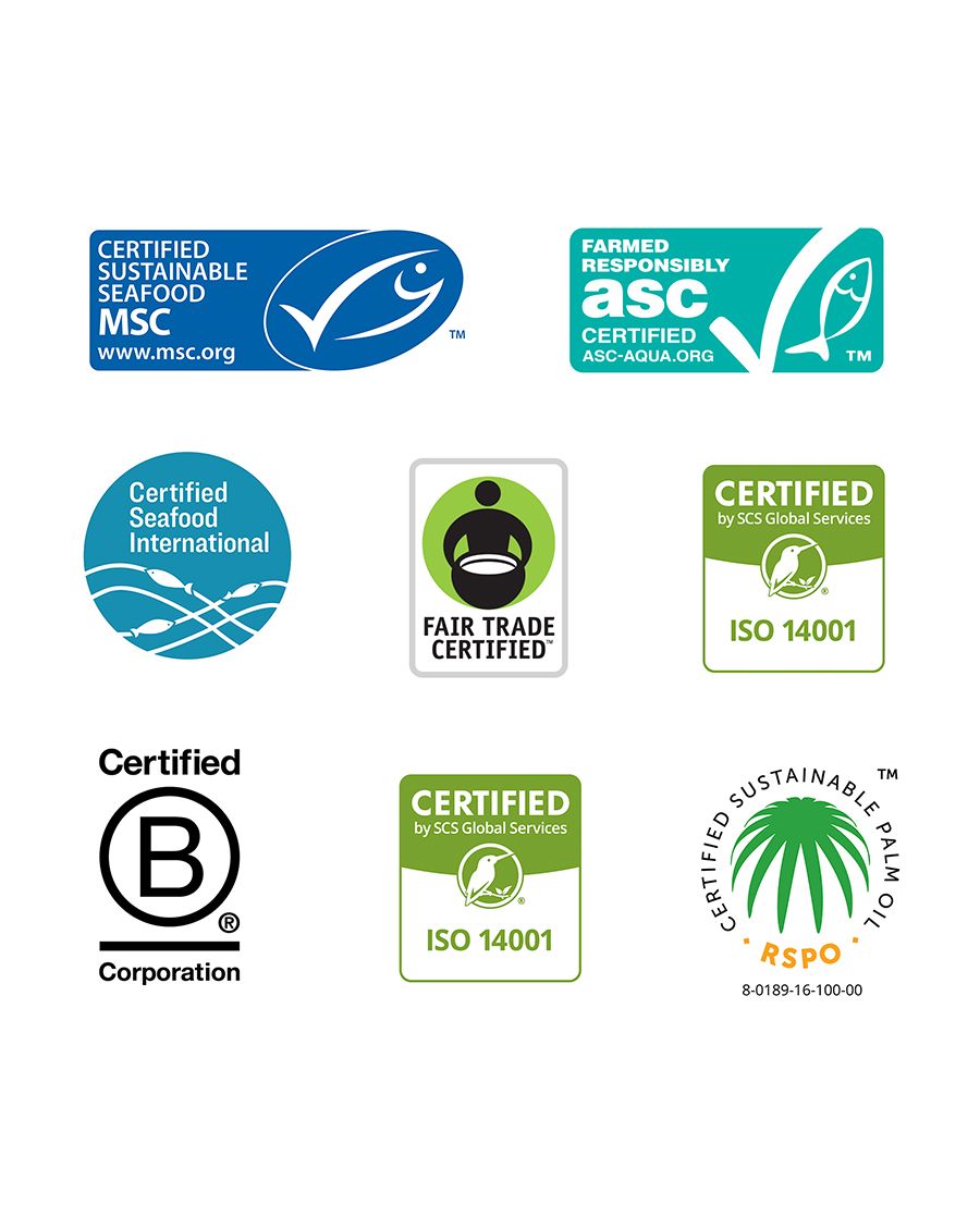 SCS Fishery Certification Logos